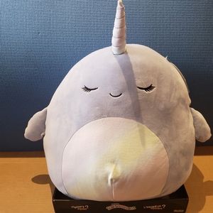 Squishmallow 16" New Naomi Narwhal